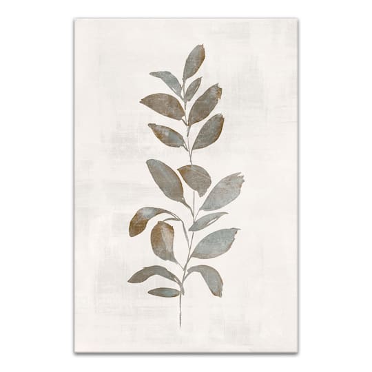 Warm Leaves 12" x 18" Canvas Wall Art